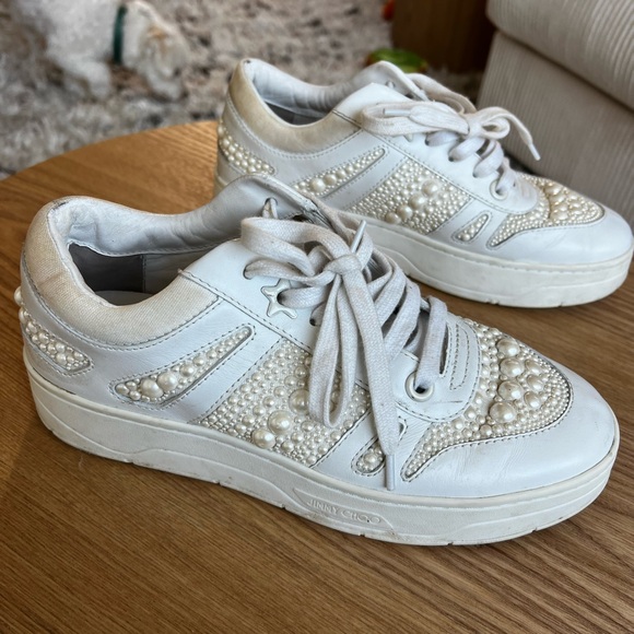 Jimmy Choo Hawaii Embellished Sneaker